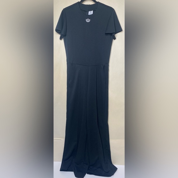 Black Adidas Jumpsuit Sz Lg - Picture 6 of 15